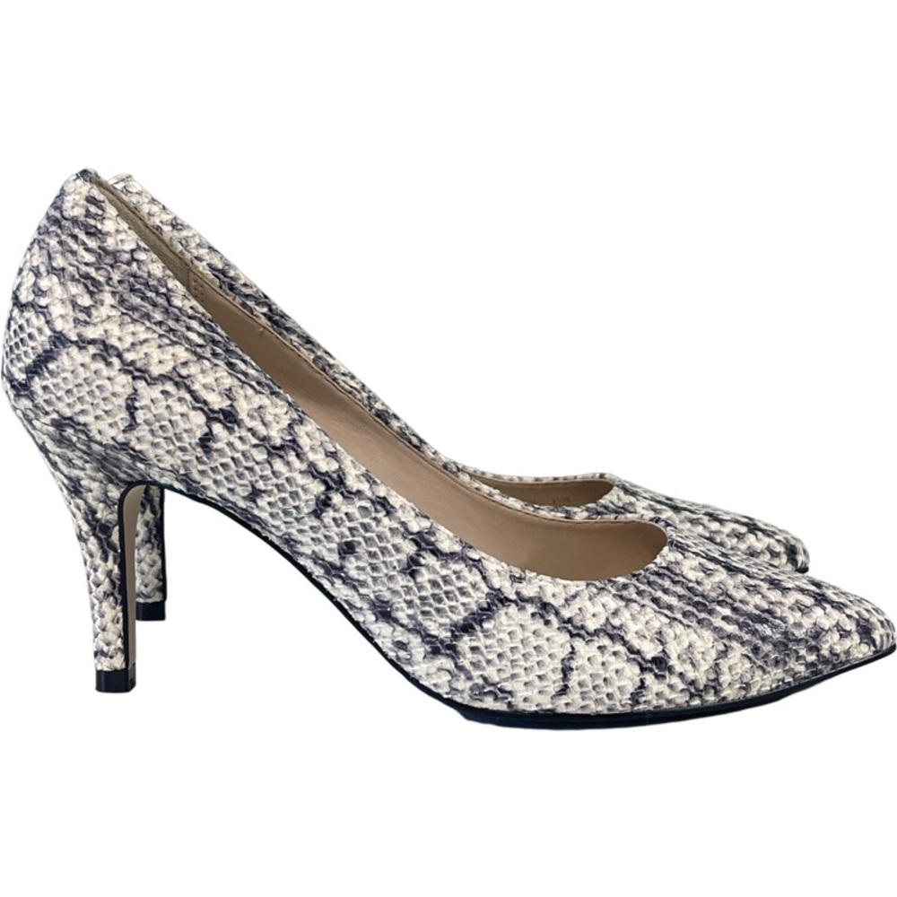 Cole Haan Comfort Python Print Juliana Pumps Black Size 6.5 NWOB